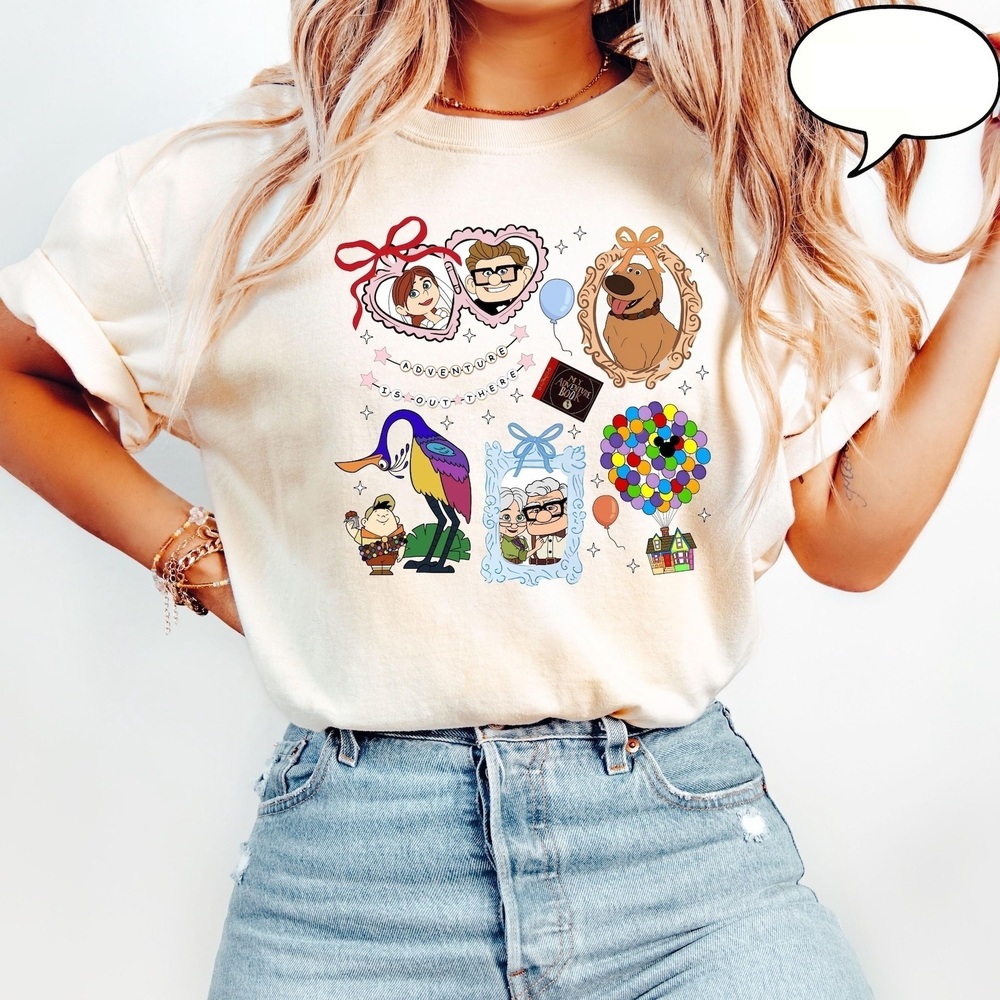 Coquette Bow Shirt, Ellie And Carl Shirt, Adventure Shirt